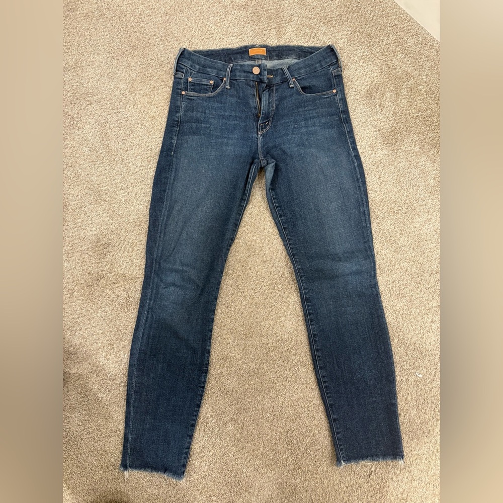 MOTHER Looker Ankle Fray Jeans - Size 28 - Good Used Condition